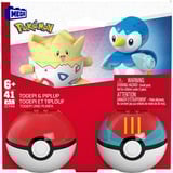 Mattel MEGA Pokémon 2er Pokéball Set - Plinfa und Togepi, Konstruktionsspielzeug 