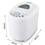 Medion LIFE Brotbackautomat MD 11011 weiß, 550 Watt, für Brote bis 1 kg