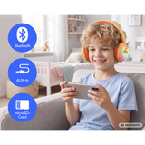 Medion Life HE-1 Kids  Bluetooth Kinderkopfhörer orange, Bluetooth, microSD, MP3-Player