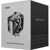 Ocypus Delta A40 Elite Dual Fan, CPU-Kühler schwarz, 120 mm