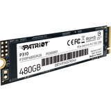 Patriot P310 480 GB, SSD PCIe 3.0 x4, NVMe 1.3, M.2 2280