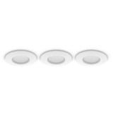 Philips HUE White & Color Ambiance Slim Einbauleuchte 90 mm, LED-Leuchte weiß, 3er-Pack