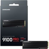 Samsung 9100 PRO Heatsink 2 TB, SSD PCIe 5.0 x4, NVMe 2.0, M.2 2280