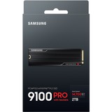 Samsung 9100 PRO Heatsink 2 TB, SSD PCIe 5.0 x4, NVMe 2.0, M.2 2280