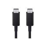 Samsung USB 2.0 Kabel EP-DX510 (5A), USB-C Stecker > USB-C Stecker schwarz, 1,80 Meter, PD, Laden mit bis zu 100 Watt