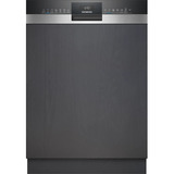 Siemens SN53ES04TE IQ300 , Spülmaschine edelstahl (gebürstet)/schwarz, 60 cm, Home Connect