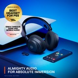SteelSeries Arctis Nova 7P, Gaming-Headset schwarz/blau, USB-C, Bluetooth