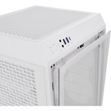 Thermaltake The Tower 200 Snow White, Tower-Gehäuse weiß, Tempered Glass