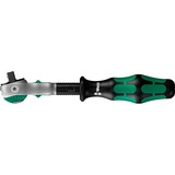 Wera 8100 SC 9 Zyklop Speed-Knarrensatz, zöllig, 28‑teilig, Werkzeug-Set schwarz/grün, 1/2", Speed-Knarre mit schwenkbarem Kopf