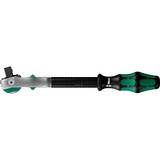 Wera 8100 SC 9 Zyklop Speed-Knarrensatz, zöllig, 28‑teilig, Werkzeug-Set schwarz/grün, 1/2", Speed-Knarre mit schwenkbarem Kopf