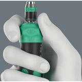 Wera Kraftform Kompakt 25 RA-R mit Tasche, Bit-Satz schwarz/grün, 6-teilig, 1/4", mit Ratschenfunktion und Rapidaptor Schnellwechselfutter