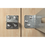 fischer Spanplattenschraube PowerFast 5,0x50 Halbrundkopf TX 50 Stück, mit Vollgewinde, Edelstahl A2