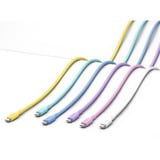 goobay USB 2.0 Silikonkabel lila, USB-C Stecker > USB-C Stecker lila, 1,5 Meter, PD 60 Watt