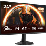 AOC 24G50F, Gaming-Monitor 60.5 cm (23.8 Zoll), schwarz, FullHD, HDMI, DP, 180Hz (OC), 144Hz Panel