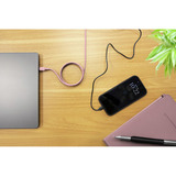 Ansmann Silikonkabel USB-C auf USB-C rosa, magnetisch, 120cm
