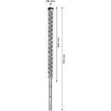 Bosch Professional EXPERT Hammerbohrer SDS-max-8X, Ø 28mm Arbeitslänge 600mm