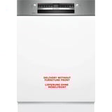 Bosch SMI4EAS24E Serie 4, Spülmaschine edelstahl (gebürstet), 60 cm, Home Connect