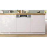 Bosch SMI4EAS24E Serie 4, Spülmaschine edelstahl (gebürstet), 60 cm, Home Connect