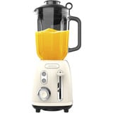 Cecotec Standmixer Power Black Titanium RetroBeige beige, 1.200 Watt, 1,5 Liter