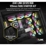 Corsair iCUE LINK QX120 RGB 120mm Generalüberholt, Gehäuselüfter schwarz, 120 mm