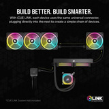 Corsair iCUE LINK QX120 RGB 120mm Generalüberholt, Gehäuselüfter schwarz, 120 mm