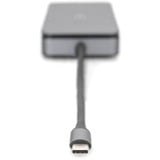 Digitus 11 Port USB-C Dockingstation mit SSD Enclosure USB, VGA, HDMI, RJ45, M.2 SSD