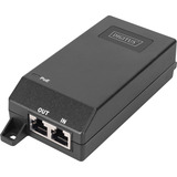 Digitus Gigabit Ethernet PoE+ Injektor, 802.3at 30 W, PoE-Injektor schwarz