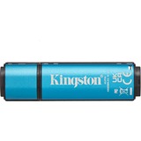 Kingston IronKey Vault Privacy 50 32 GB, USB-Stick hellblau/schwarz, USB-A 3.2 Gen 1