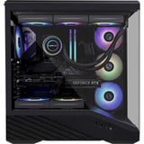 Lian Li Vector V100R, Tower-Gehäuse schwarz, Tempered Glass x 2