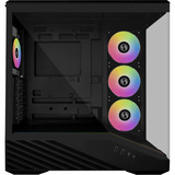 Lian Li Vector V100 , Tower-Gehäuse schwarz, Tempered Glass x 2