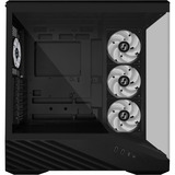 Lian Li Vector V100 , Tower-Gehäuse schwarz, Tempered Glass x 2