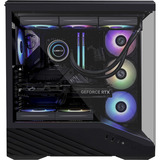 Lian Li Vector V100 , Tower-Gehäuse schwarz, Tempered Glass x 2