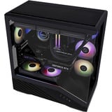 Lian Li Vector V100 , Tower-Gehäuse schwarz, Tempered Glass x 2