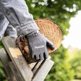 Makita Arbeitshandschuhe P-84735, Gr. XL (10), Schnittfestigkeit F/7 schwarz/grau, 1 Paar