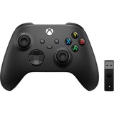 Microsoft Xbox Wireless Controller, Gamepad schwarz, Carbon Black, inkl. Wireless Adapter für Windows 10