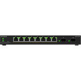 Netgear Smart Managed Essentials Switch (GS310TPv2) schwarz, 55W PoE Budget