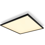 Philips HUE White Ambiance Aurelle quadratische Panelleuchte XL, LED-Leuchte schwarz, inkl. Dimmschalter