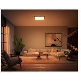 Philips White Ambiance Aurelle quadratische Panelleuchte XL, LED-Leuchte schwarz, inkl. Dimmschalter