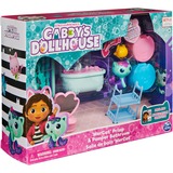 Spin Master Gabby's Dollhouse Deluxe Room Badezimmer, Spielfigur mit Meerkätzchen-Figur
