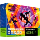 ZOTAC GeForce RTX 4060 Ti 16GB AMP "SPIDER-MAN: Across the Spider-Verse", Grafikkarte DLSS 3, 3x DisplayPort, 1x HDMI