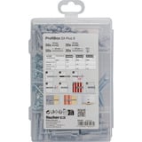 fischer Profi-Box Spreizdübel SX Plus + Schraube  hellgrau, 160-teilig, mit Schrauben