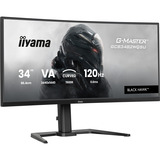 iiyama G-Master GCB3482WQSU-B1 BLACK HAWK , Gaming-Monitor 86.4 cm (34 Zoll), schwarz, WQHD, Curved, VA, Free-Sync Premium, USB-C, 120Hz Panel