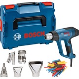 Bosch Heißluftgebläse GHG 23-66 Professional + 5-teilges Zubehör blau/schwarz, 2.300 Watt, L-BOXX
