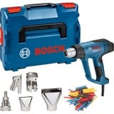 Bosch Professional Heißluftgebläse GHG 23-66 Professional + 5-teilges Zubehör blau/schwarz, 2.300 Watt, L-BOXX