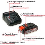 EINHELL 18V 2,5Ah PXC Starter Kit, Set schwarz, Ladegerät + Akku