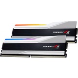 G.Skill DIMM 48 GB DDR5-8000 (2x 24 GB) Dual-Kit, Arbeitsspeicher silber, F5-8000J4048F24GX2-TZ5RS, Trident Z5 RGB, INTEL XMP