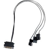 Lian Li UNI FAN SL120 LCD Wireless Reverse 3er-Pack inkl. Controller, Gehäuselüfter weiß, 124.5 mm