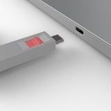 Lindy USB Typ C Port Schlüssel mit 4 Schlössern, Schloss Code Pink
