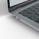Lindy USB Typ C Port Schlüssel mit 4 Schlössern, Schloss Code Pink