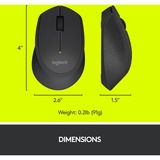 Logitech M280 Wireless, Maus schwarz